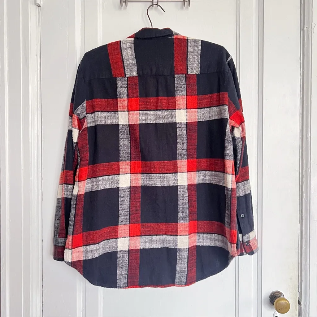 Madewell • Oversized Ex-Boyfriend Shirt in Charlie Check Cinnamon plaid flannel - Image 10