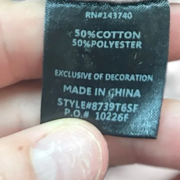 English Factory Scalloped Tank Top Black Size Large - Image 7