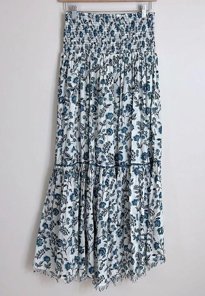 Zara floral maxi skirt boho Size Small - Image 8