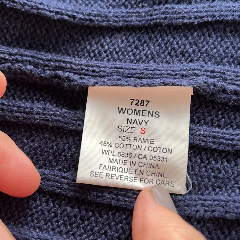 Woolrich Ramie Blend Knit Zip Up Vest - Image 10