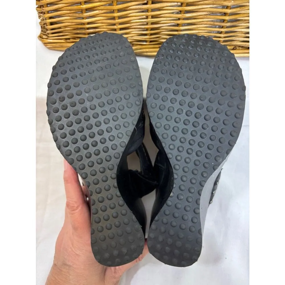 Harley Davidson 4 inch wedge sandals size 6.5 - Image 7