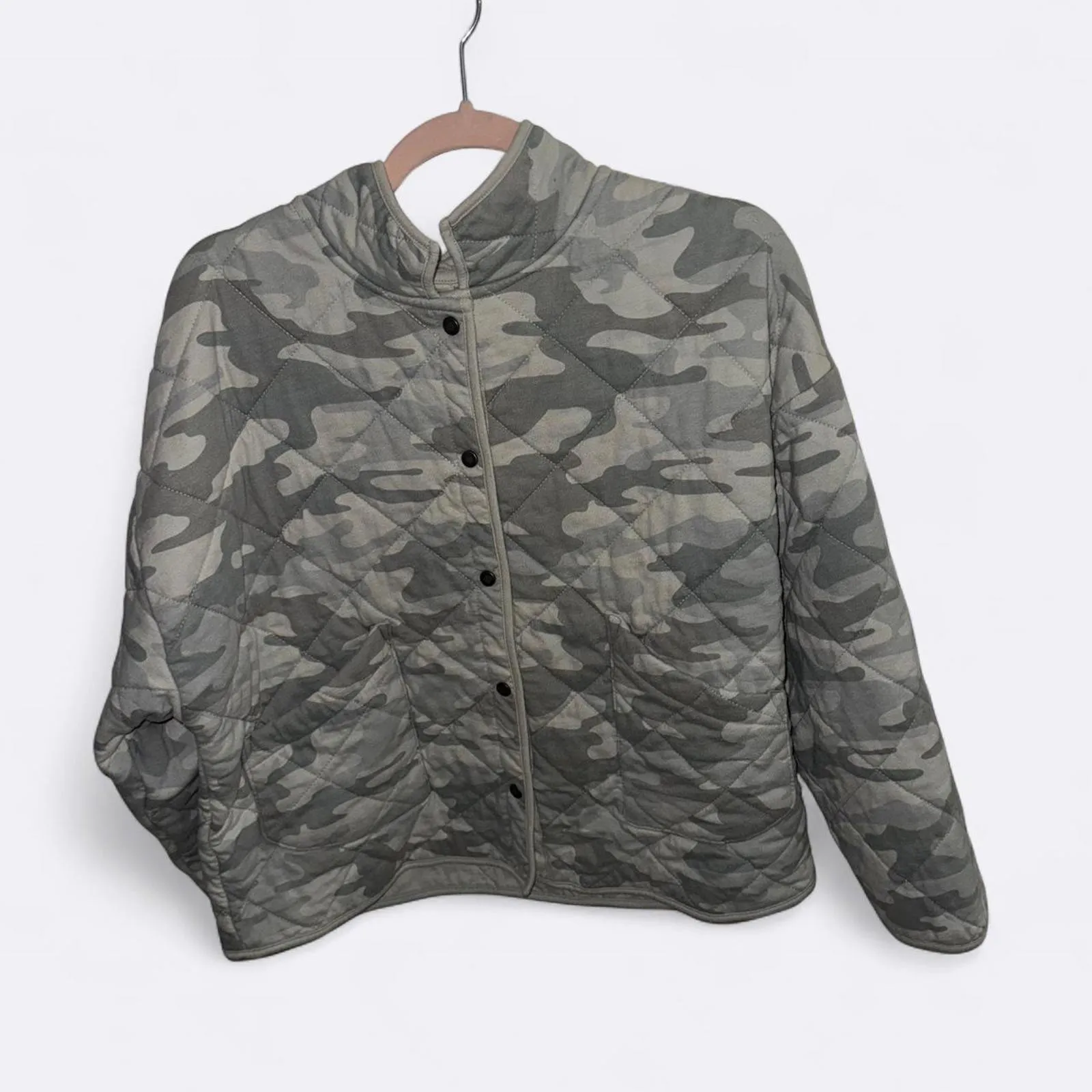 Z Supply Maya Camo Quilted Jacket - Image 2