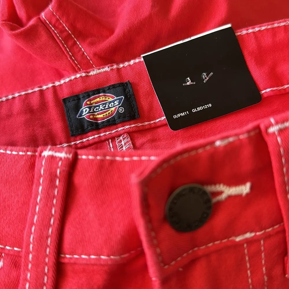 NWT Dickie's Women's Carpenter Shorts, 3" In Color Bittersweet - Image 9