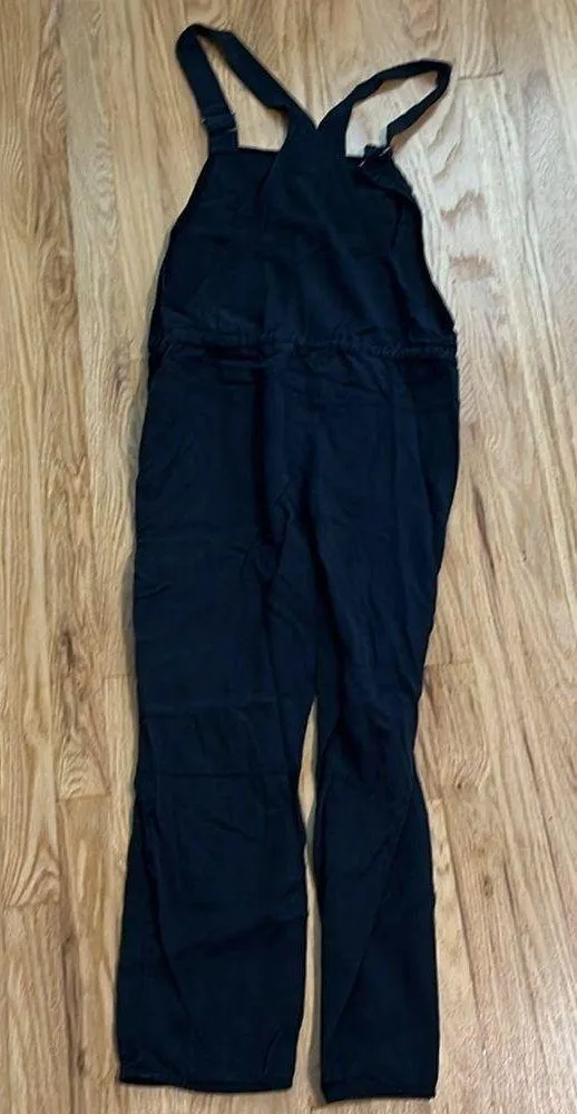 Aritzia Wilfred Free Black Valletta Overalls Sz M Size M - Image 5