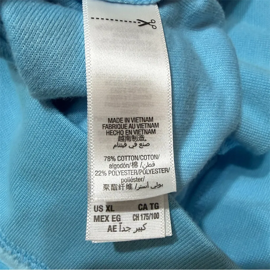 Juicy Couture Black Label Velour Zip-Up Hoodie – Porcelain Blue | Size XL - NWT - Image 4