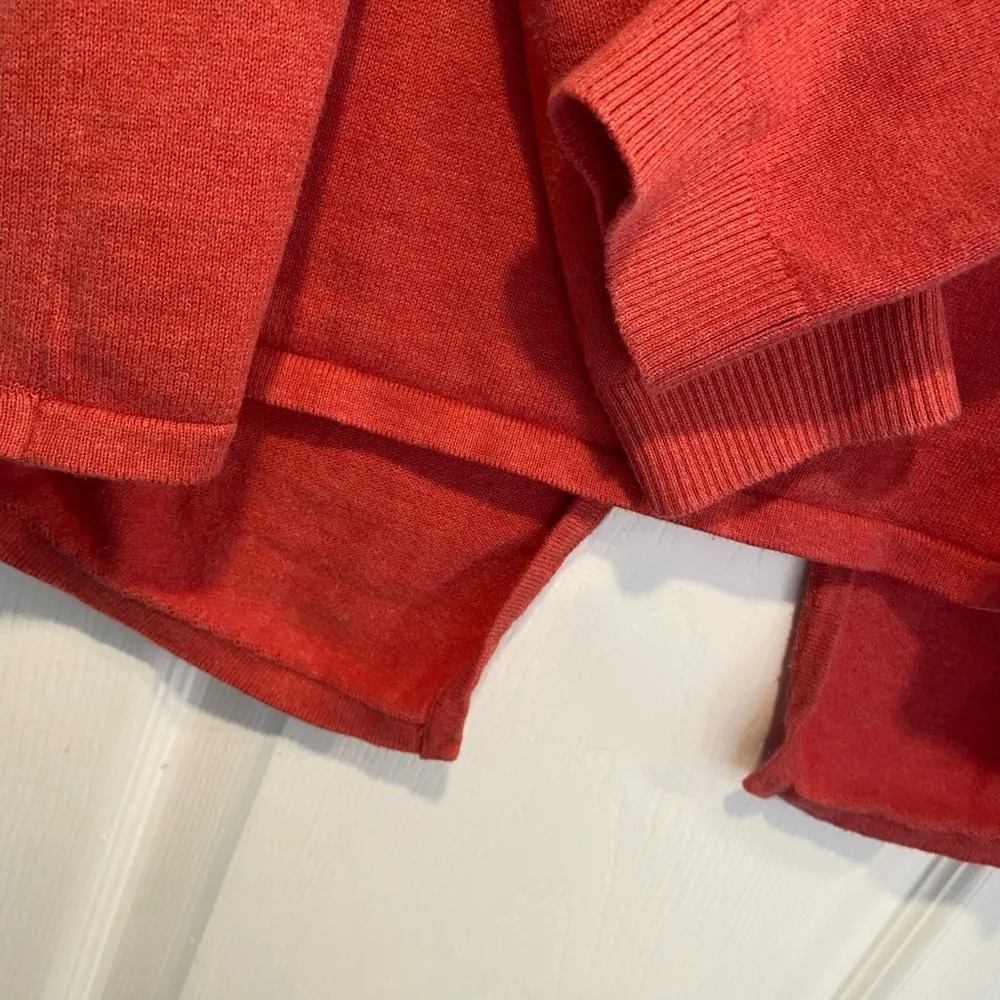 Bench Size M Cotton Red Crew Neck Open Back Long Sleeve Pullover Cotton Sweater - Image 5