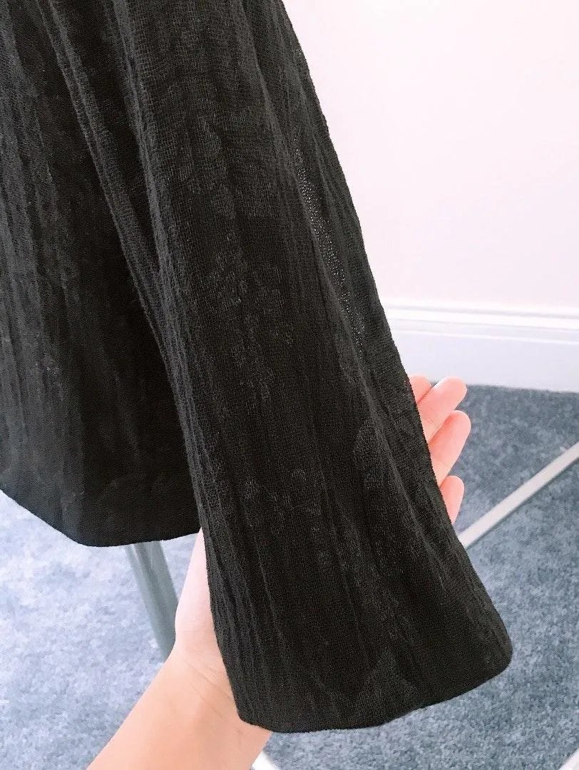 Club Marc Chinese Inspired Blouse Black Size M - Image 5