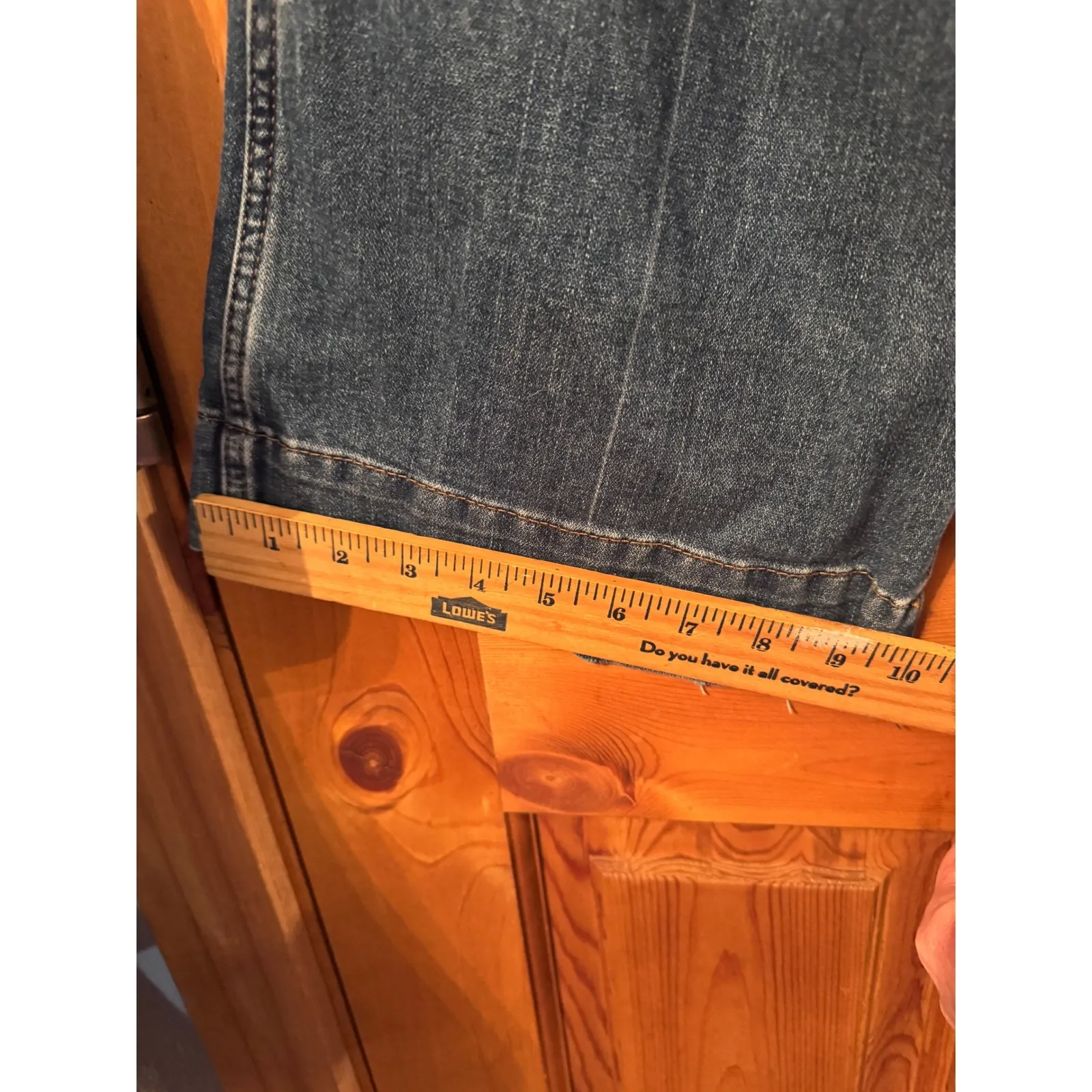 Wrangler Retro High Waisted Flare Jeans Medium Wash Size 31x32 Hi rise trouser - Image 6