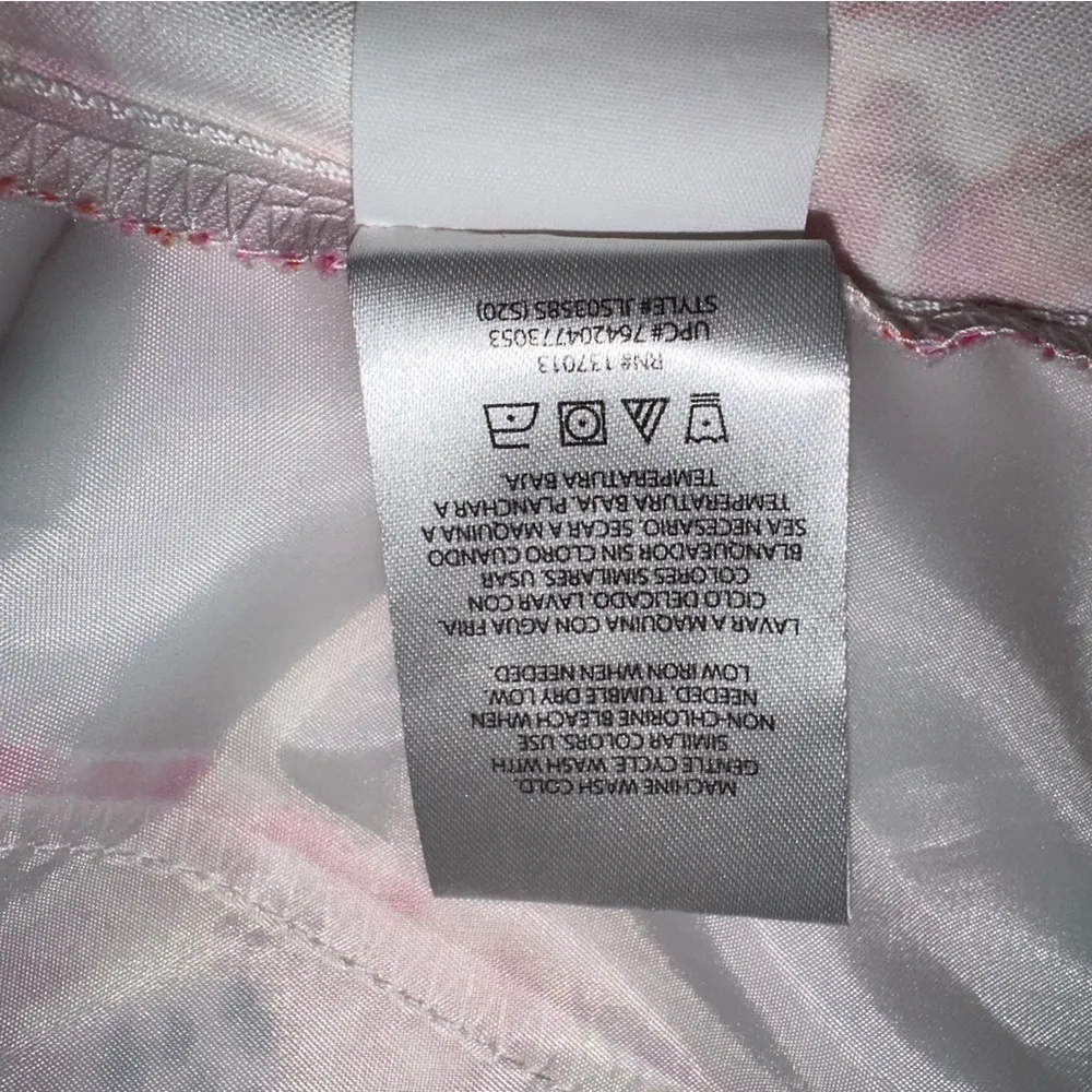 Isaac Mizrahi Womens New York Short Pink White 8 Floral Spring Summer Beach - Image 10