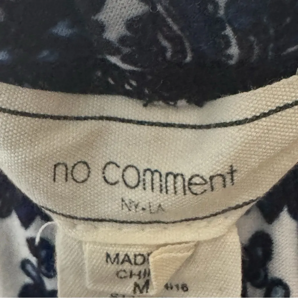 No Comment Women's Bohemian Patterned Stretchy Butter Smooth Pants Sz M - Image 7