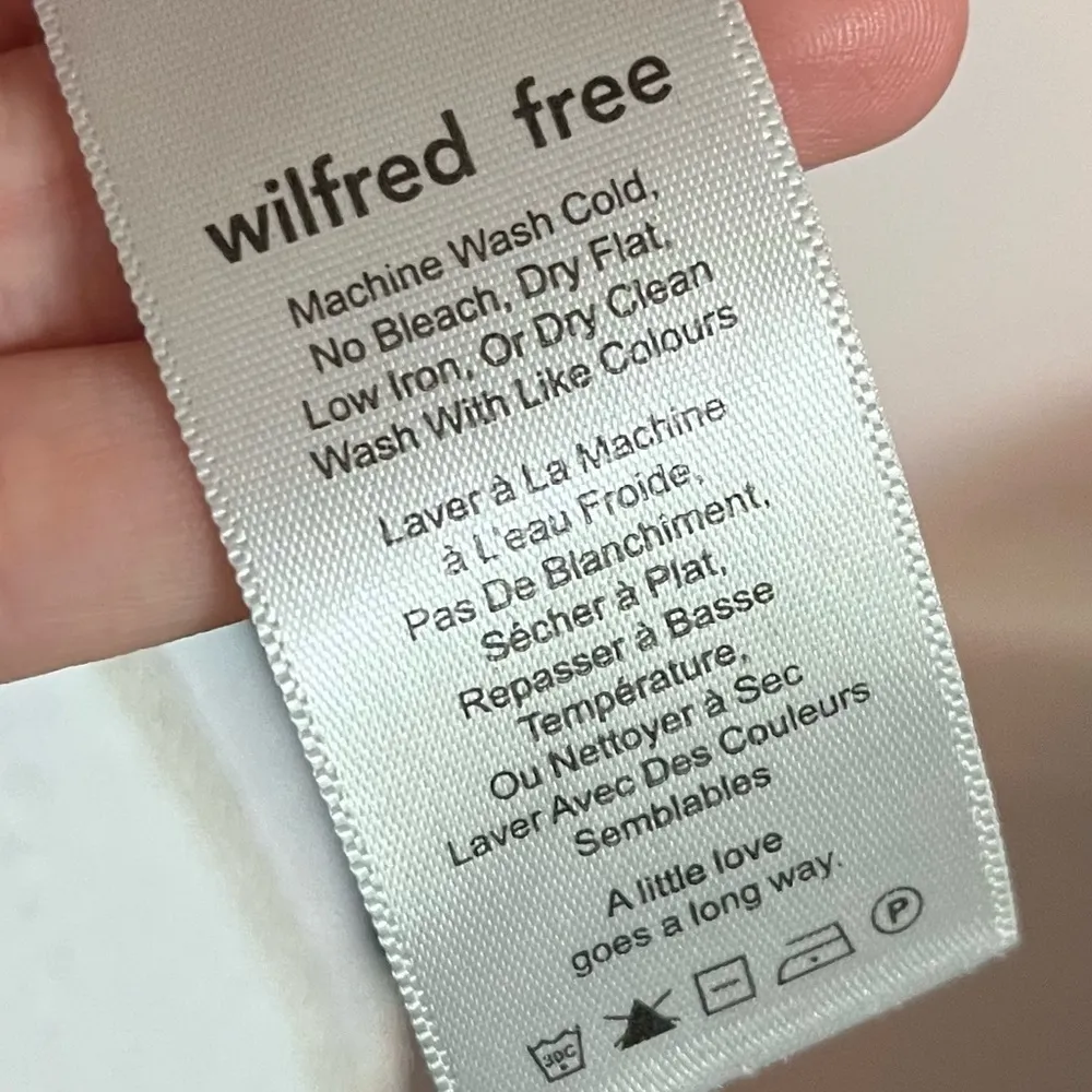 Wilfred Free • Solid Black Soft Crew Neck Top - Image 5