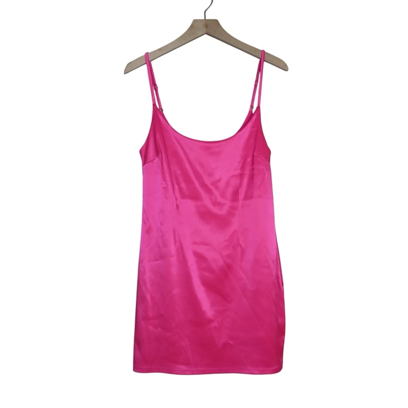 Steve Madden Womens M Mini Tobi Slip Dress in Pink Glo - Image 2