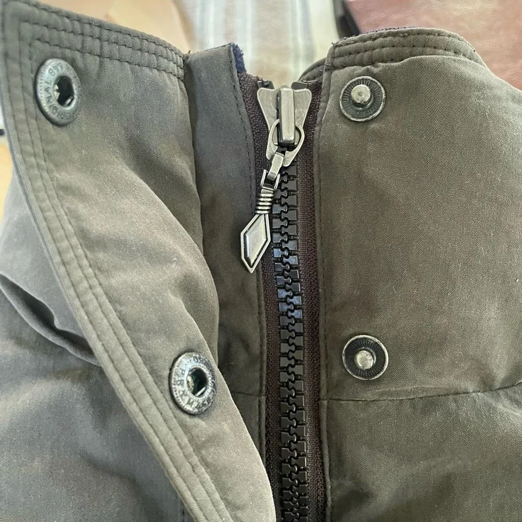 L.L. Bean Women’s Baxter State Parka Goosedown Olive Green Coat $329 M Petite Size undefined - Image 9