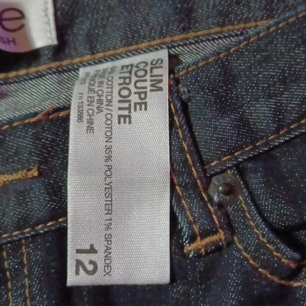 Joe Fresh slim dark wash jeans NWT - Image 3