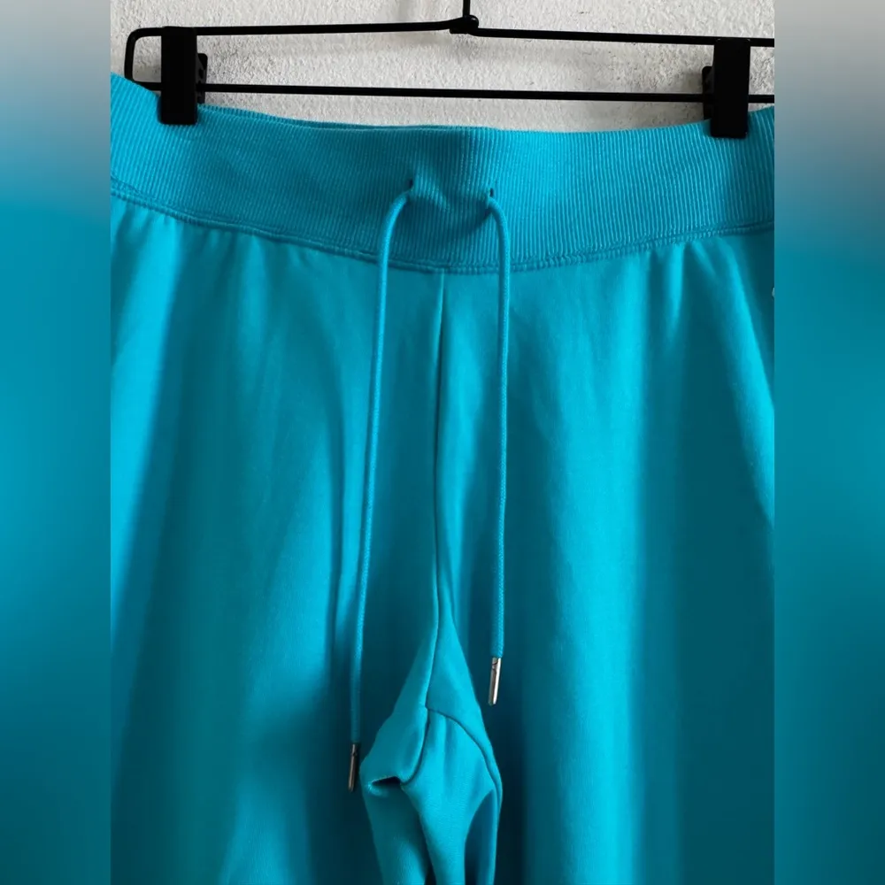 Nike Wide Leg Sweatpants L Turquoise - Image 3
