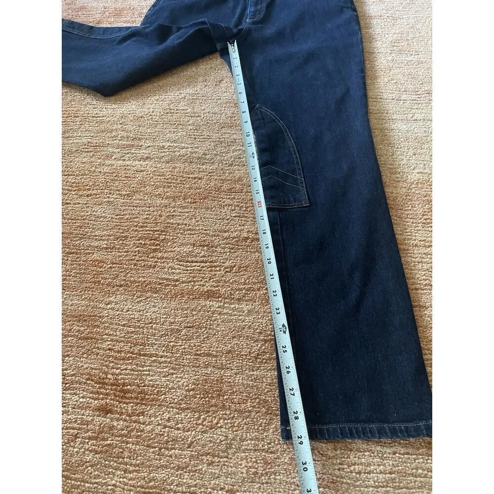 Lauren Jeans Co. Premium Women’s Riding-Style Jeans Dark Blue Size 10 - Image 7