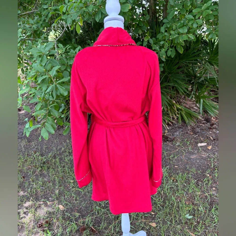 Frederick’s of Hollywood Red Robe Size Small - Image 3