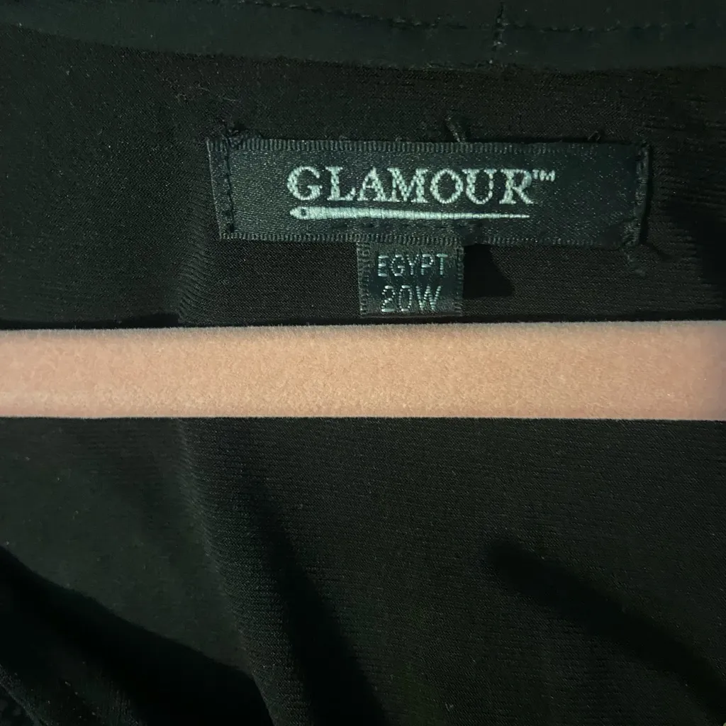Glamour Egypt Women’s Black Cocktail Dress Size 20W Holiday Party Glam - Image 3