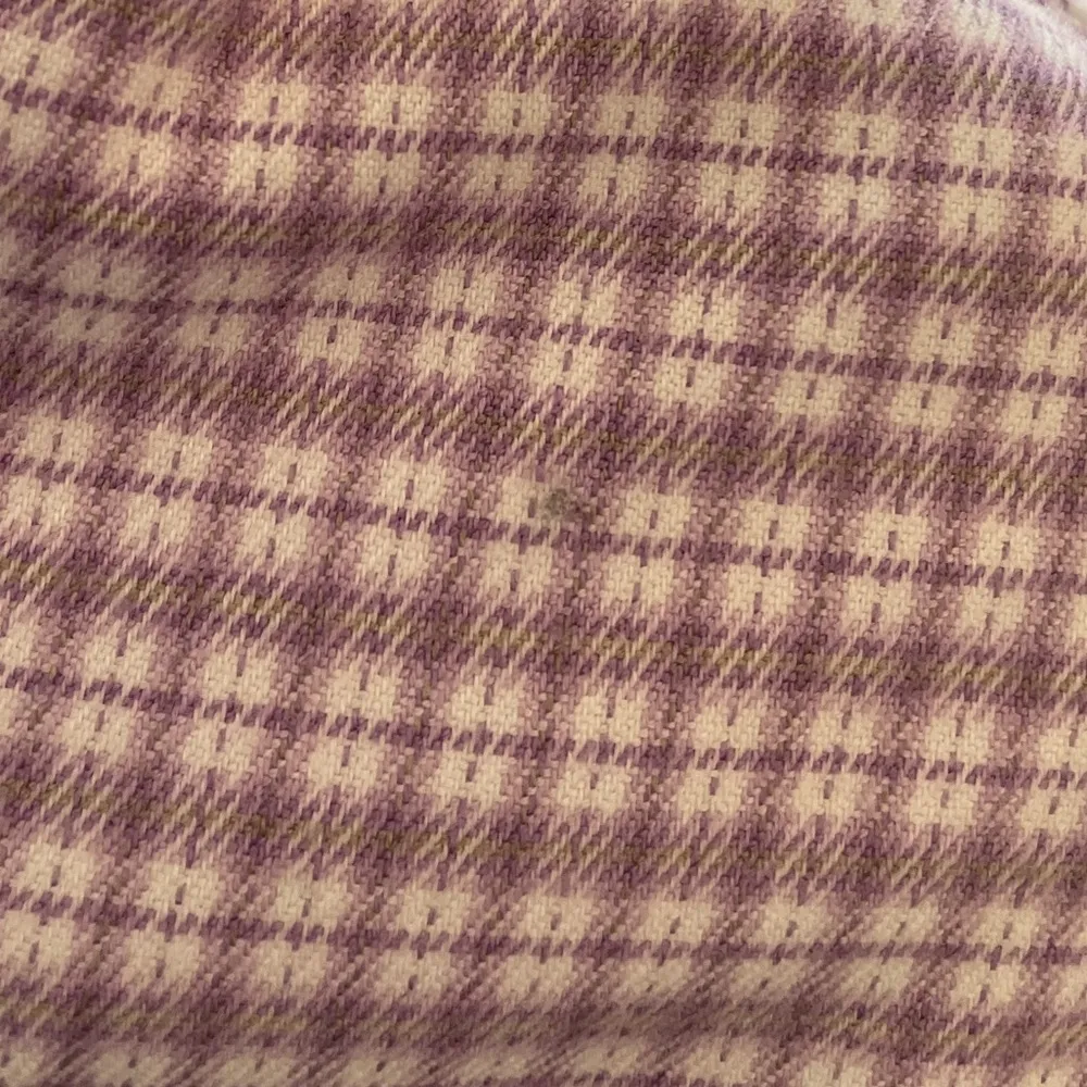 John Galt Size XS Brandy Melville Vivian Top Purple Plaid Preppy Collared Crop - Image 12