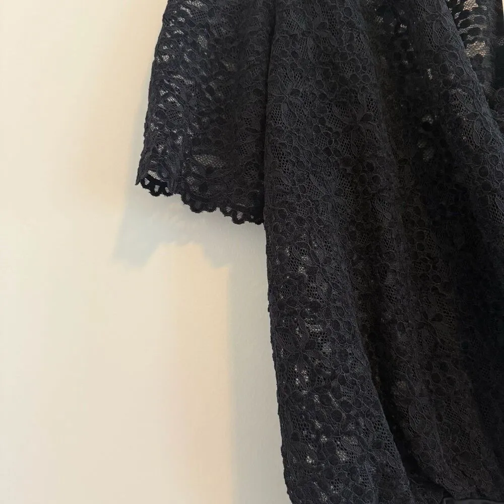 Black Lace Ornella Bodysuit easy clothes luxury women black M/L Size M - Image 15