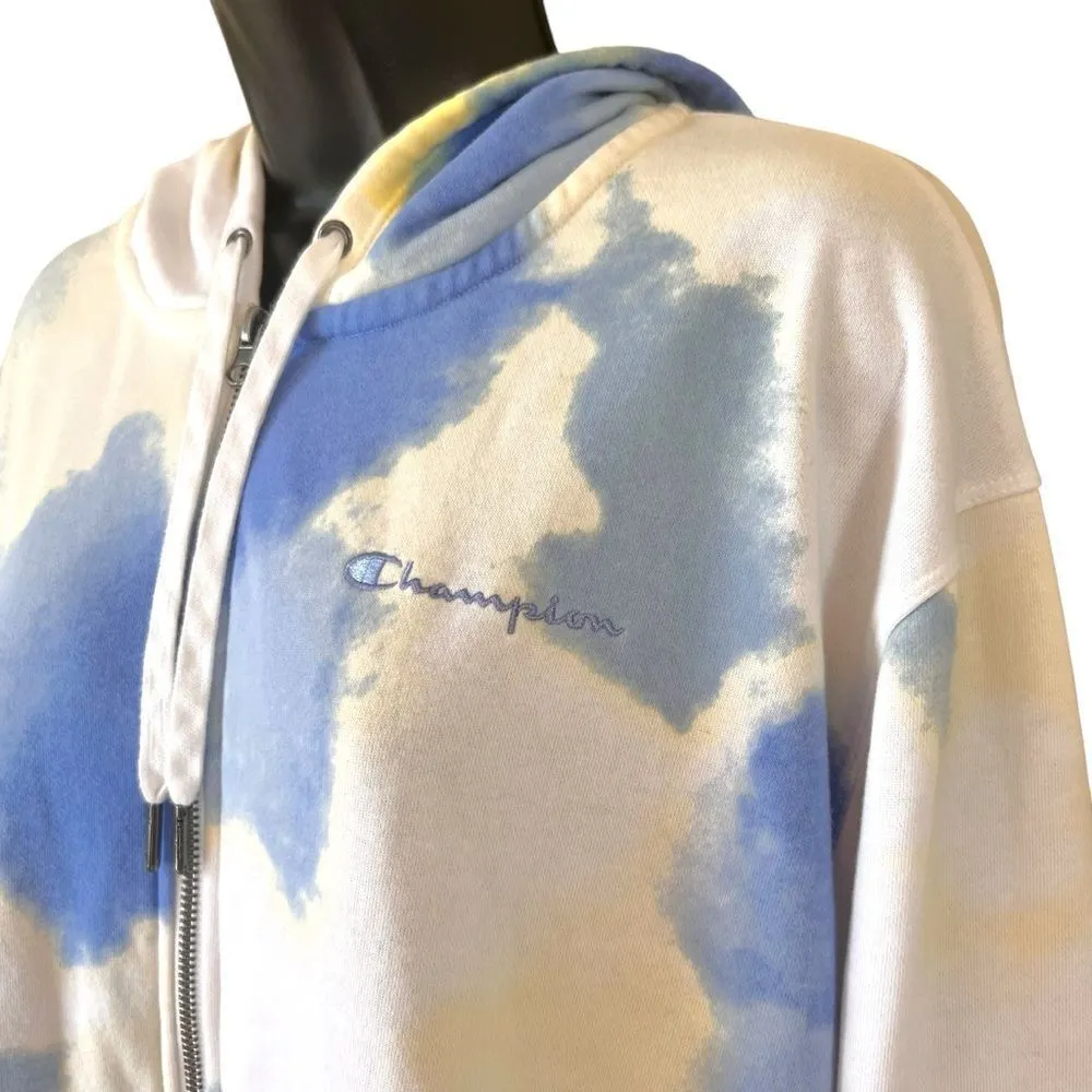 Champion Campus French Terry Tie Dye Zip-Up Hoodie - Image 6