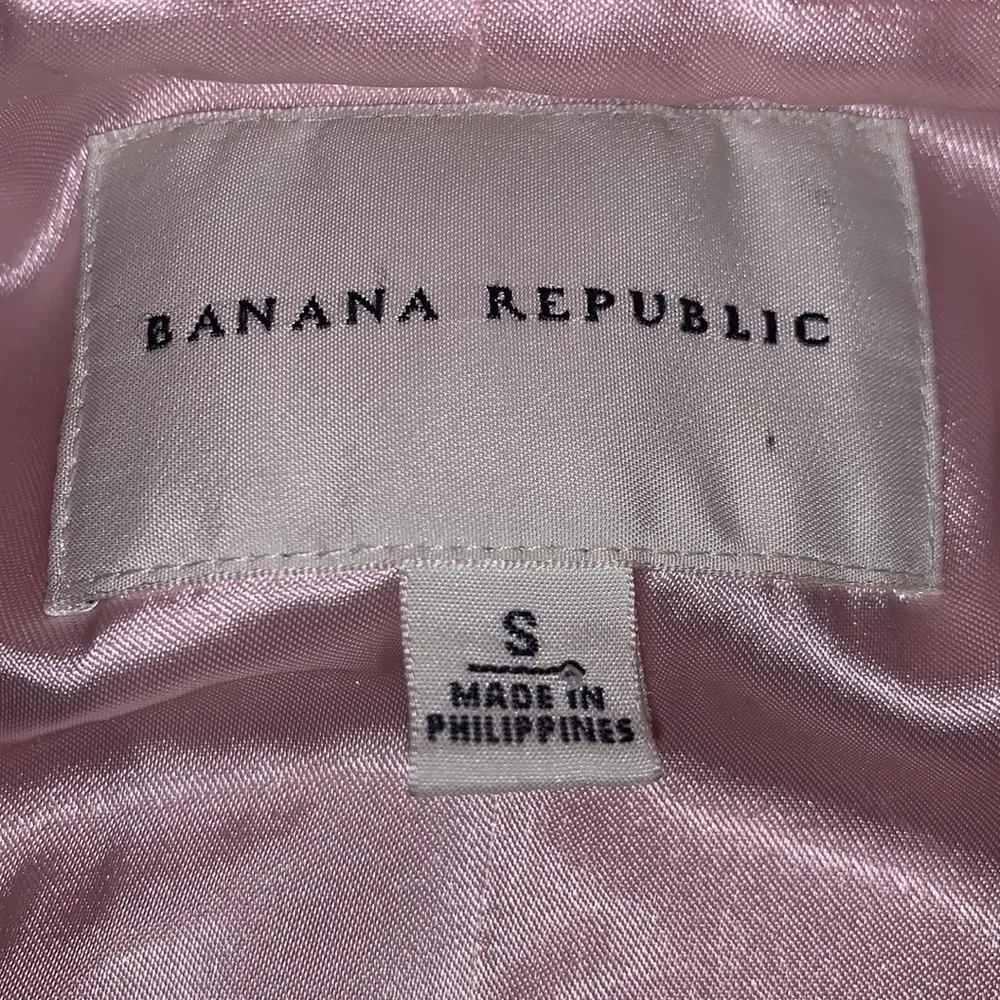 Banana Republic  pink salmon color cotton peacoat - Image 7