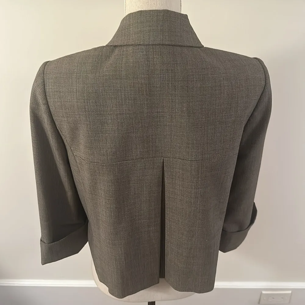 TAHARI Arthur S. Levine Oversized Button Blazer Size 8 - Image 5