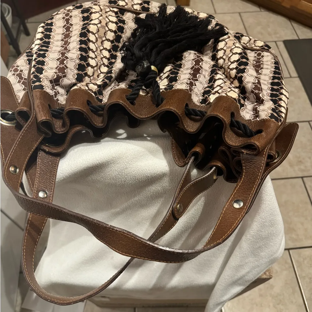 JIMMY CHOOSE PRINTED CANVAS HOBO BAG COA included!!! - Image 14