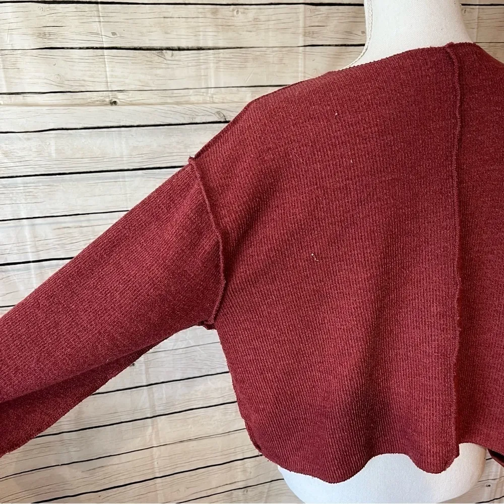 Urban Outfitters Oversized Knit Sweater Lagenlook Size XS Boxy Long Sleeve - Image 5