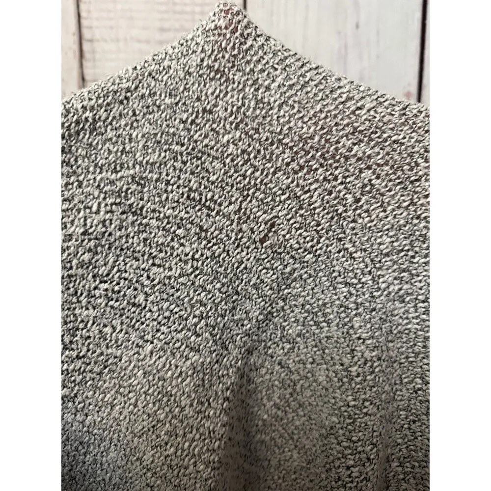 Aritzia TNA Ionic Cape Gray Oversized Knit Open Cardigan Size Medium - Image 6