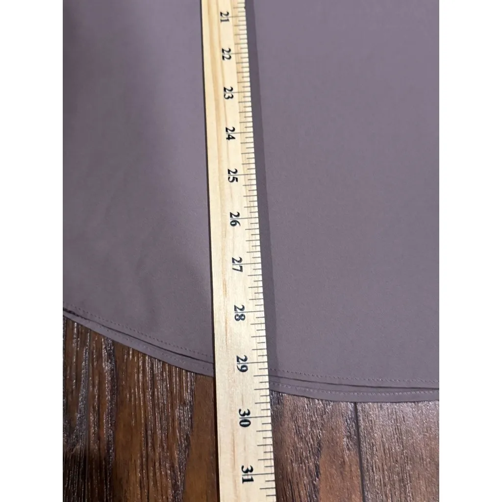 Simply Vera Vera Wang Womens M Top Long Sleeve Blouse Taupe Brown Office wear Size M - Image 10