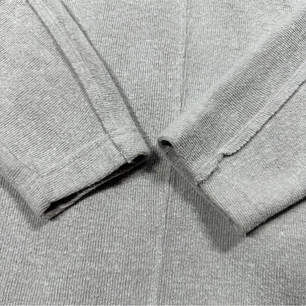 Free People Long Sleeve Hooded Sweater Cardigan Oversized in Light Gray XS/S - Image 7