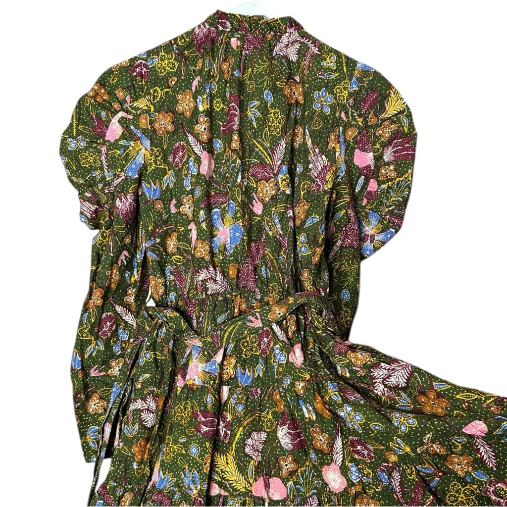 Ulla Johnson Naima Dress Pine Floral Size 2 - Image 12