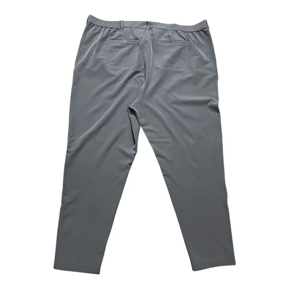 Women 32 Degrees Cool Silver Gray Pants Zipper Pockets Plus Size 20 - Image 3