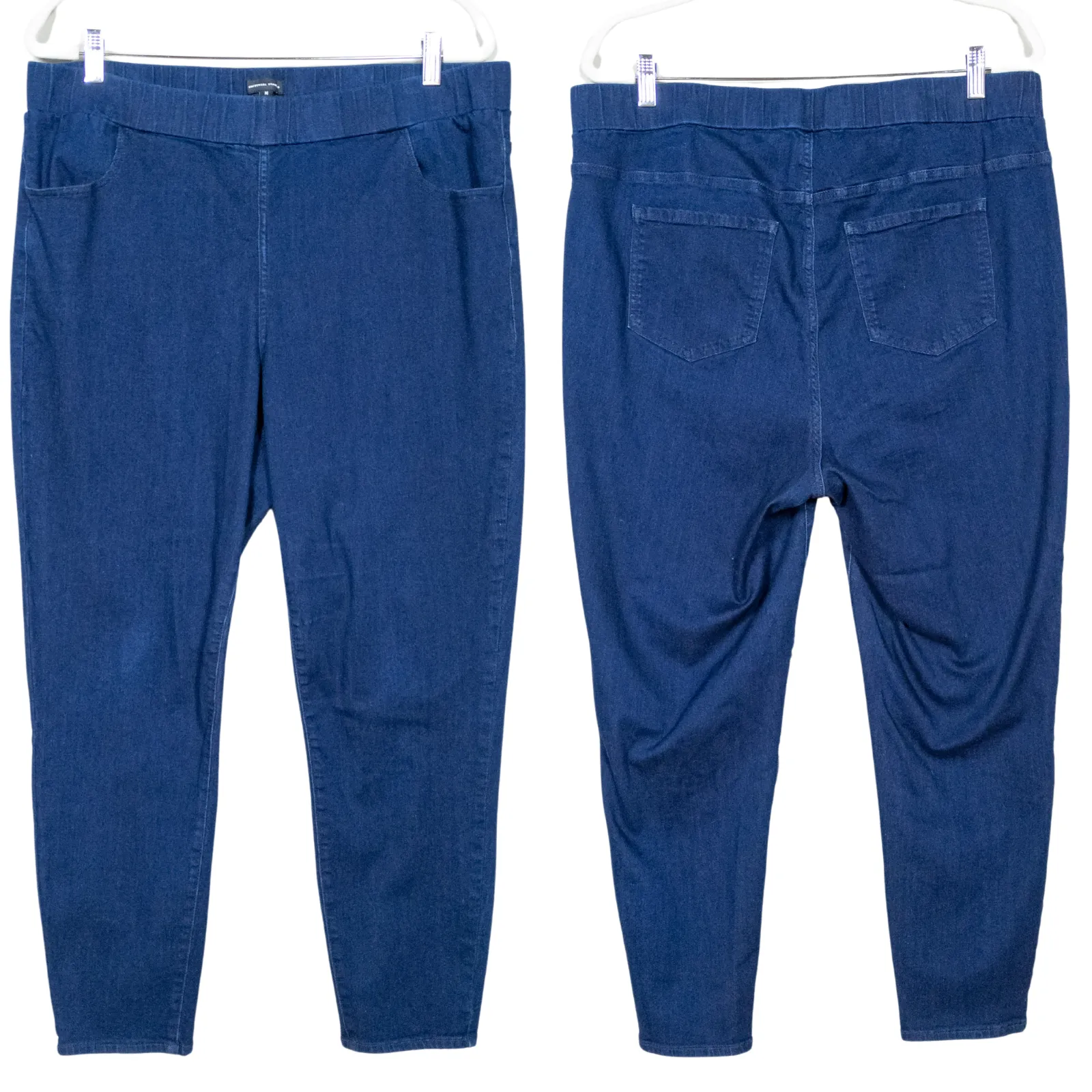 UNIVERSAL STANDARD Don't Call Them Jeggings Dark Indigo Pull-On Women's M 18-20 - Image 2