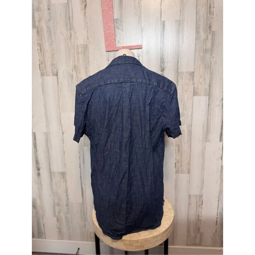 KENNETH COLE slim fit blouse size large - Image 4