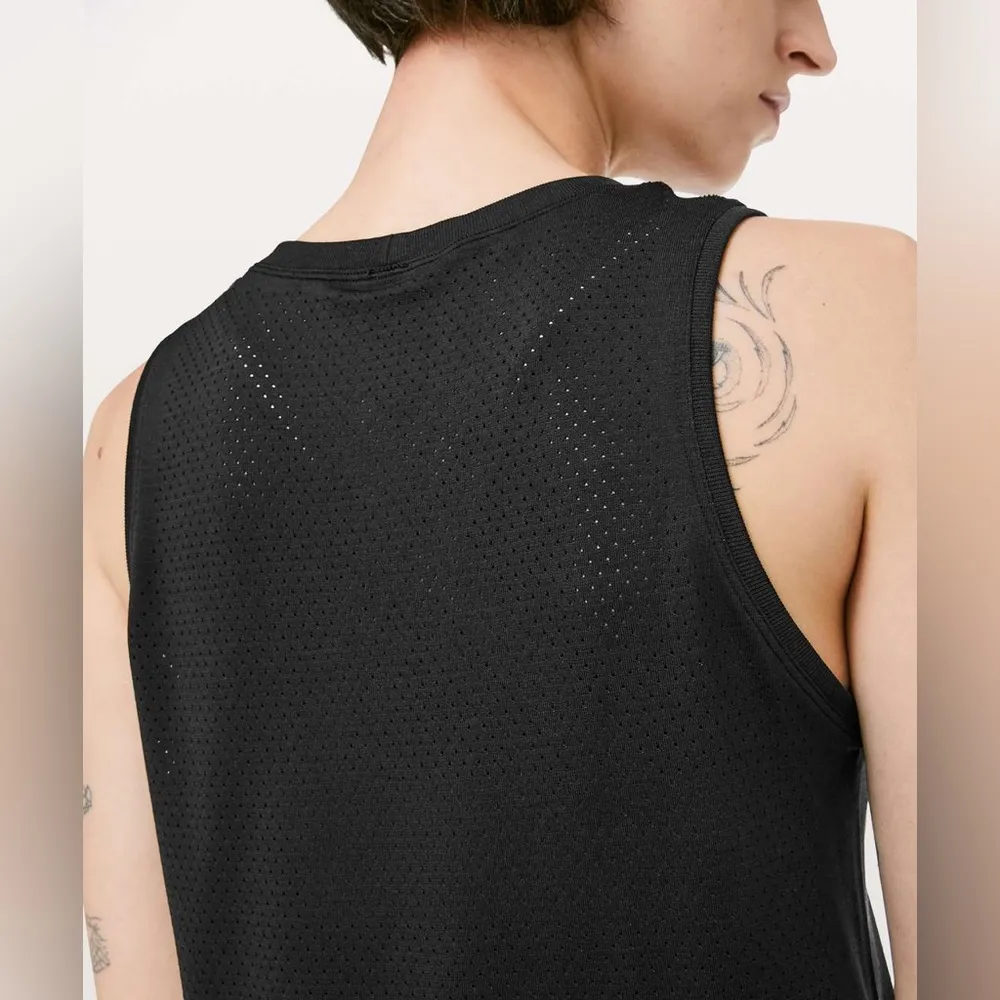 Breeze By Muscle Crop Tank *Logo - Black / Black - 6 - Image 3