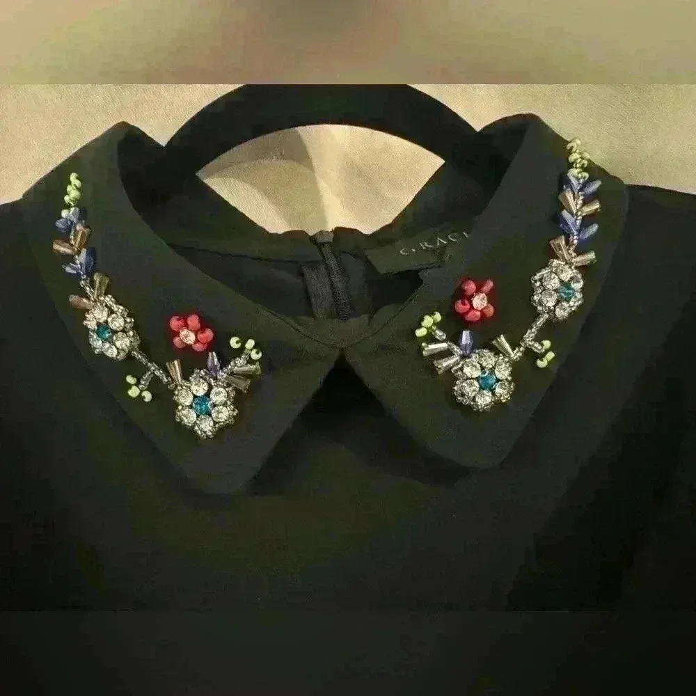 Gracia Women’s Black  Blouse - Image 2