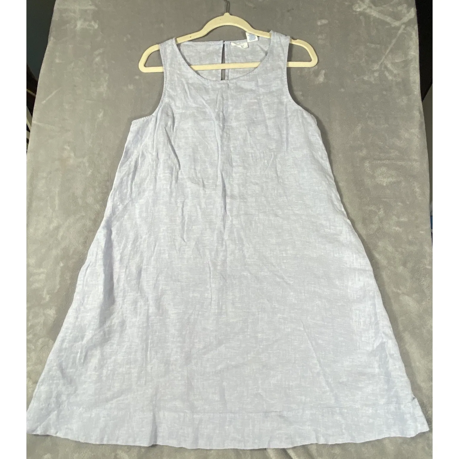 Sigrid‎ Olsen Linen Dress Small Sleeveless Knee Summer Shift Beach Vacation Boho - Image 4