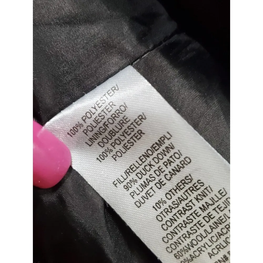 BCBGMaxazria Women's Black Polyester Long Sleeve Casual Puffer Jacket Size Small - Image 12