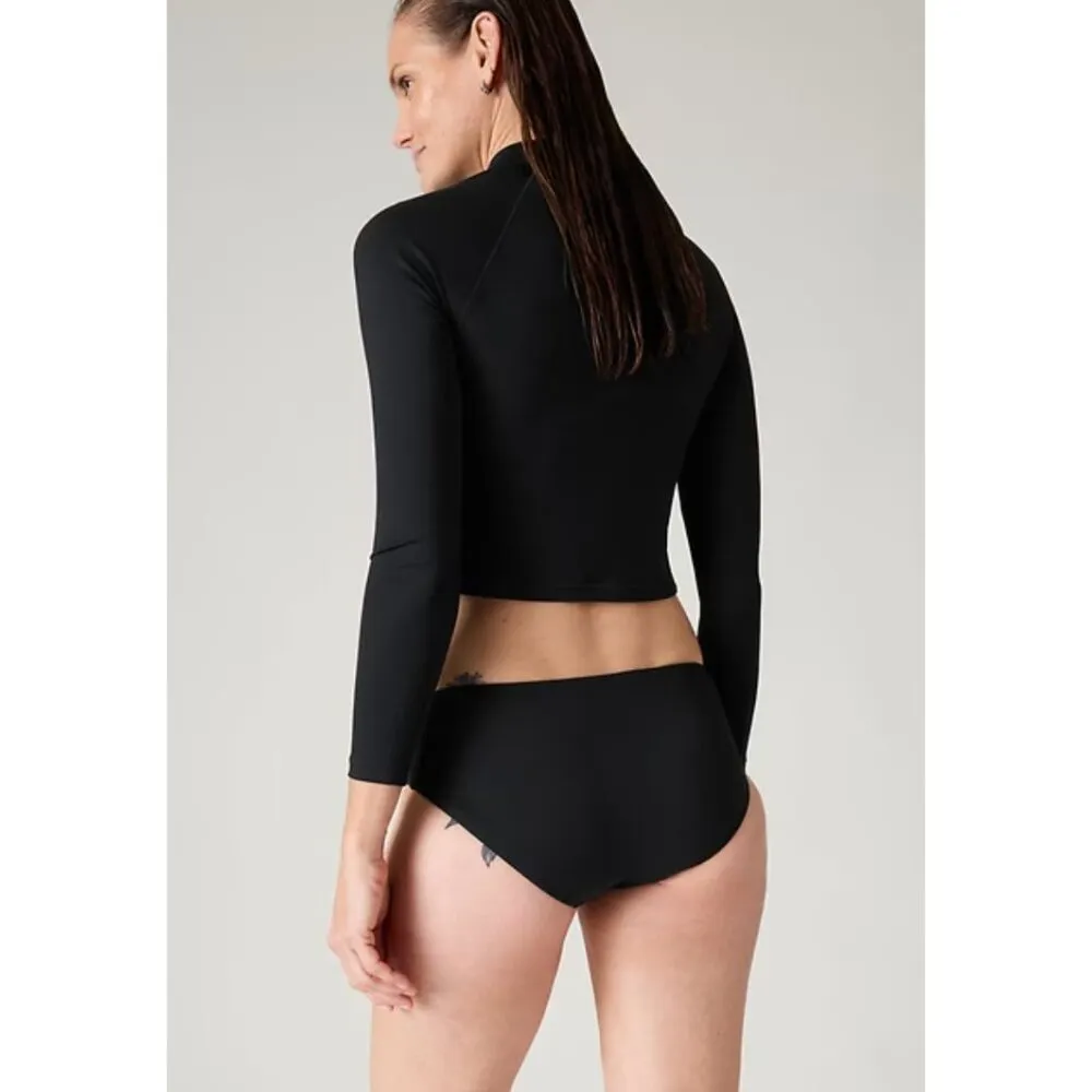 New Athleta XXS North Point Rashguard Black - Image 2