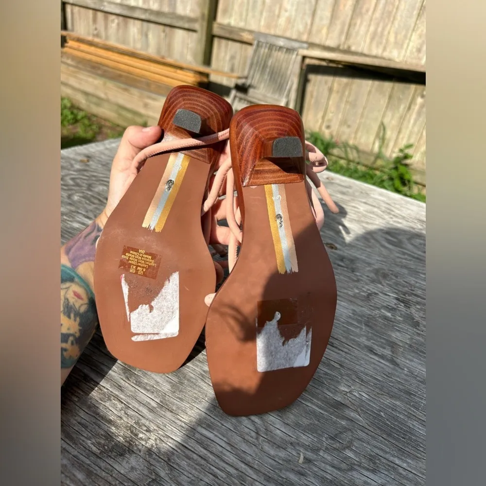 Sam Edelman Womens Dia Leather Ankle Strap Heels Size‎ 6.5 - Image 8