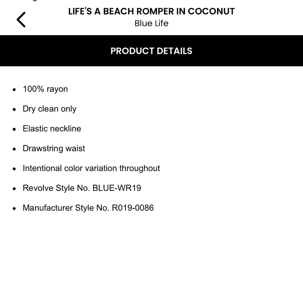 Planet Blue  Life’s a Beach Romper — Floral Print - Image 2