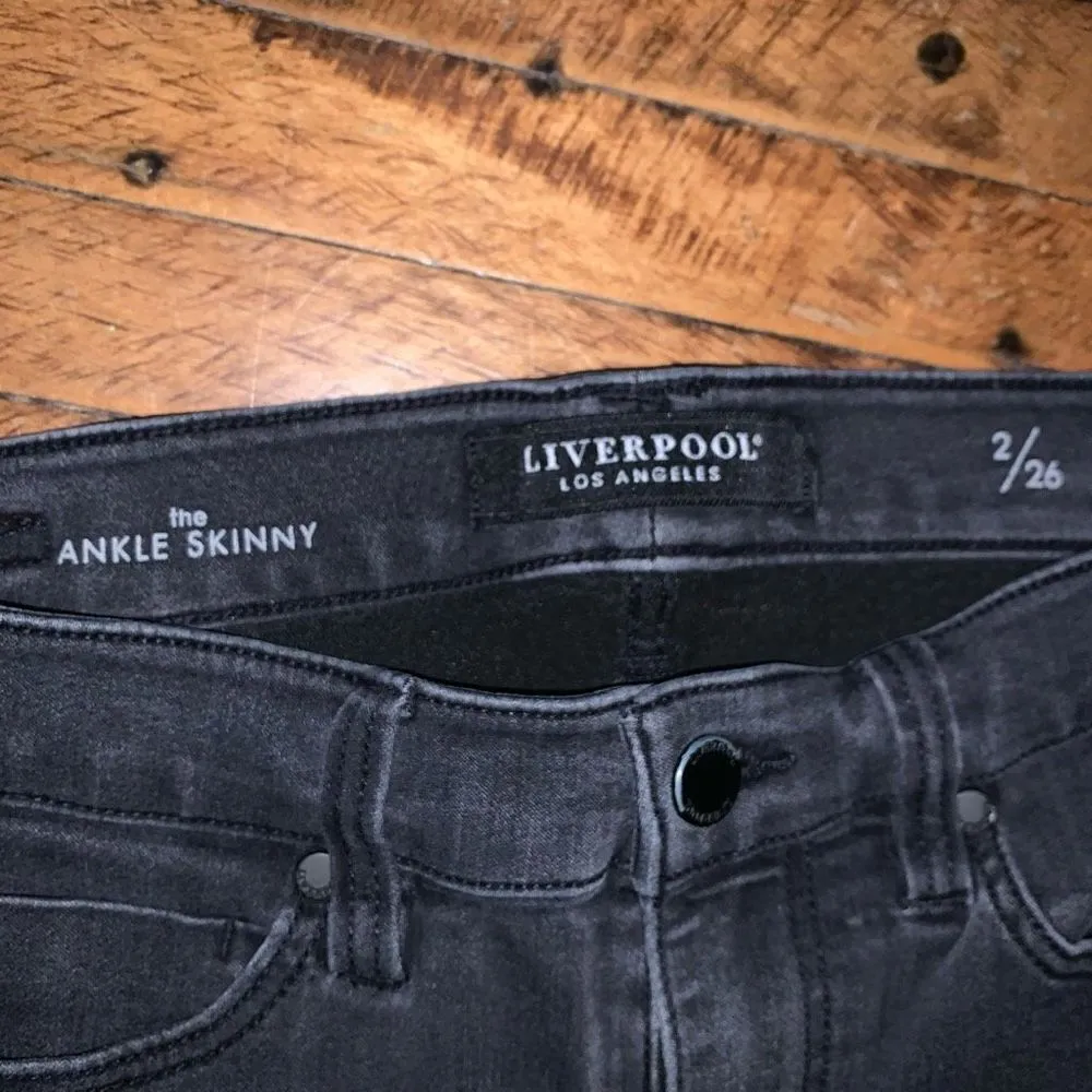 Liverpool black the Ankle Skinny 2/26 stretchy normcore jeans - Image 2