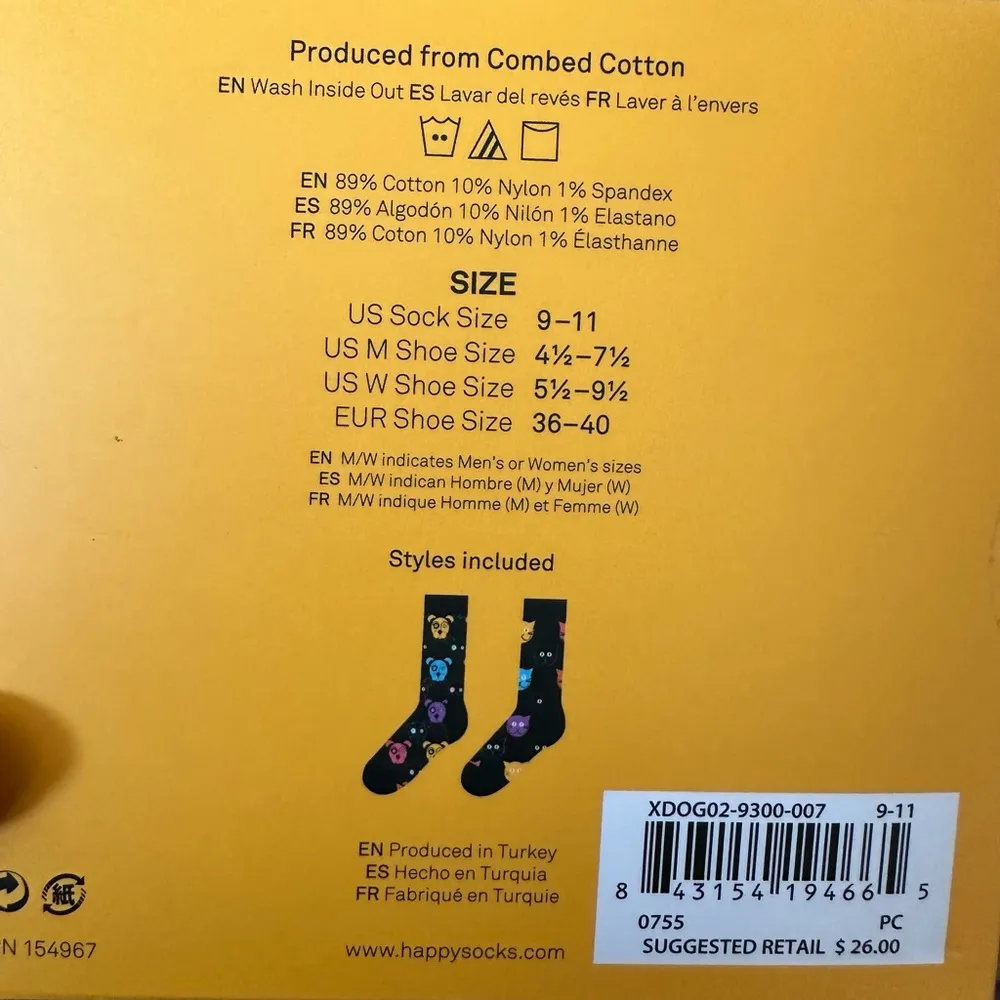 Happy Socks dog vs cat socks gift box - Image 4
