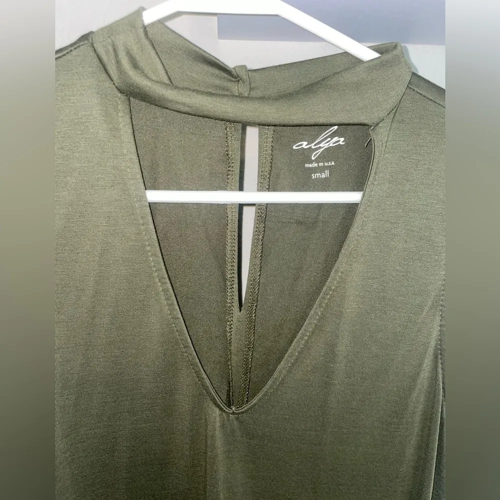 Olive Green Dress - Image 3