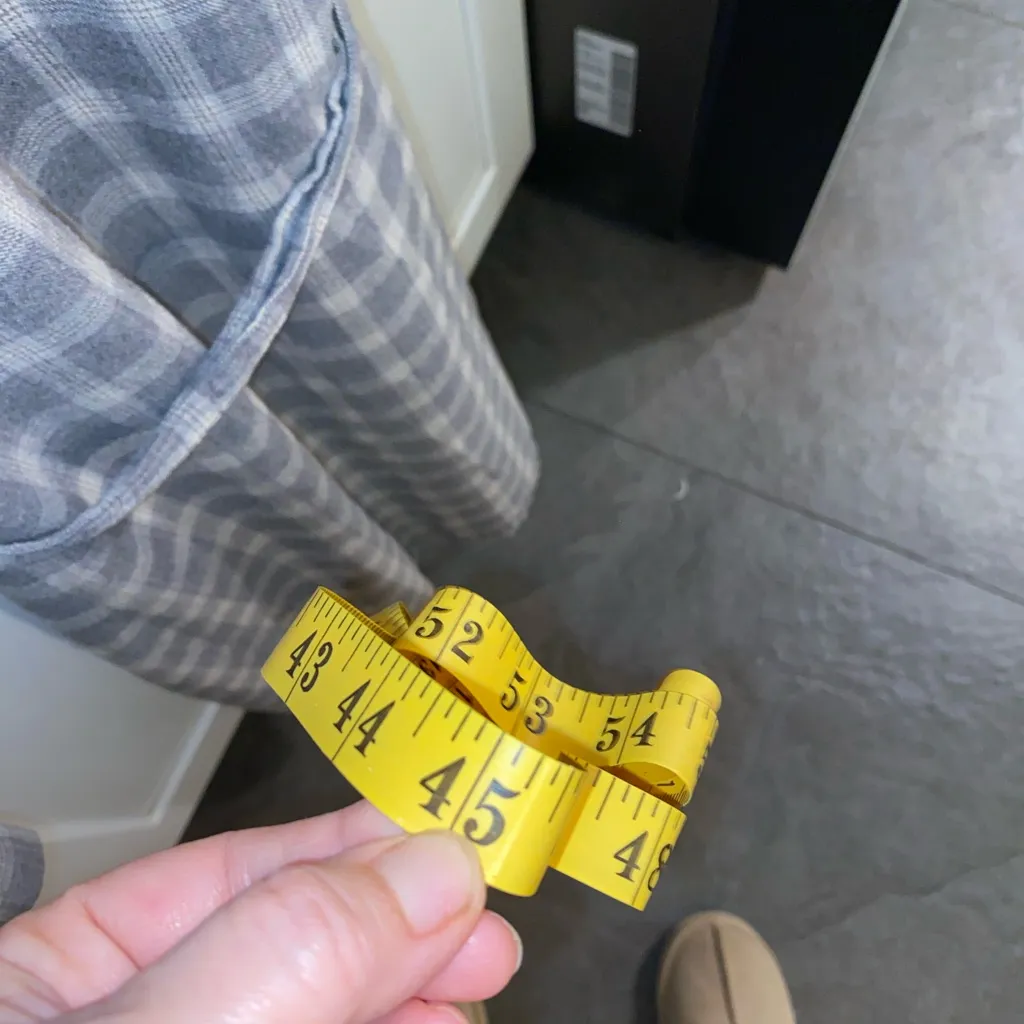 Vintage Dockers Gray Cream Pink Plaid Cotton Robe Old Money Cabincore prepoy - Image 5