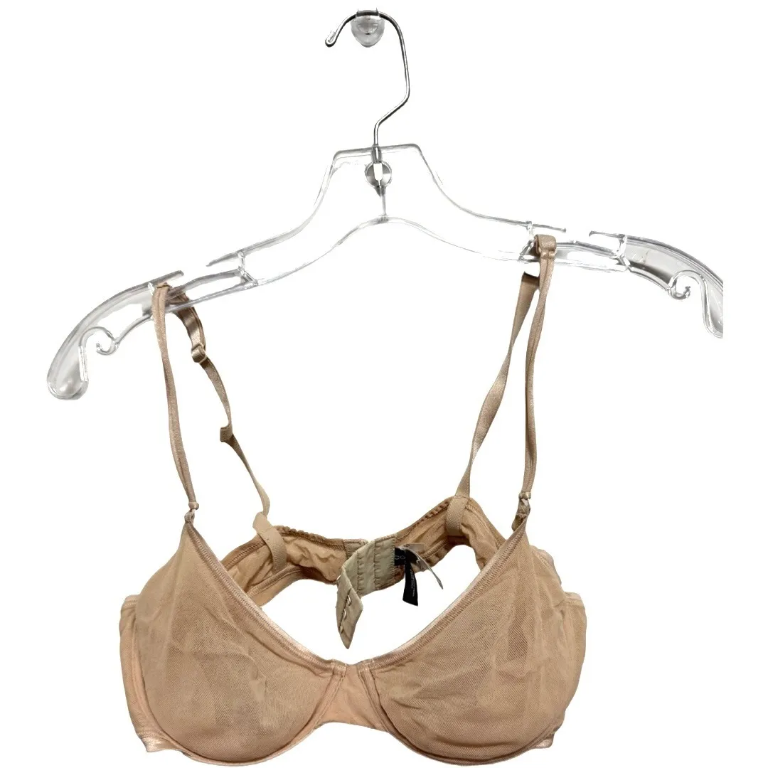 Cosabella Soire Confidence Molded Underwire Bra Beige Size 36B Sheer Pushup - Image 4