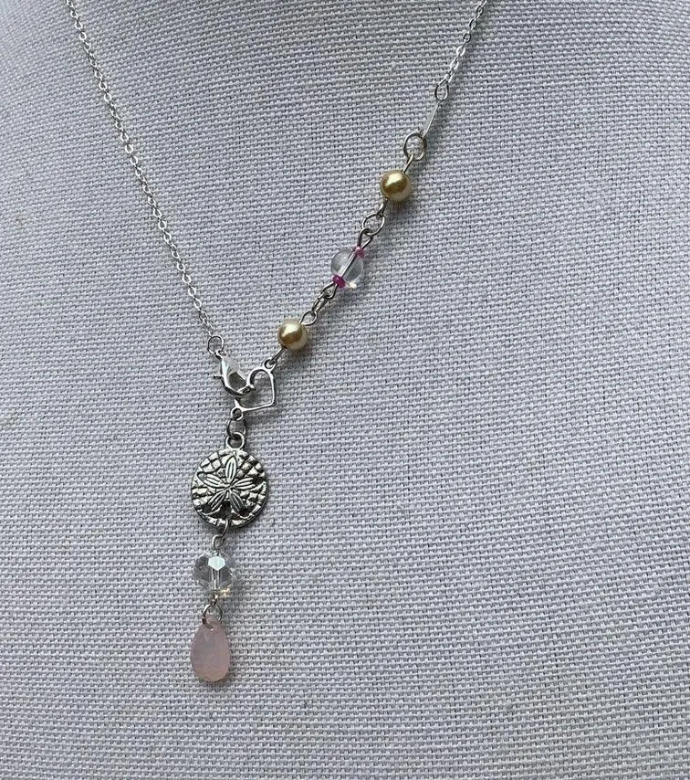 925 Silver Cross With Handmade Special Beaded Pendant - Image 4