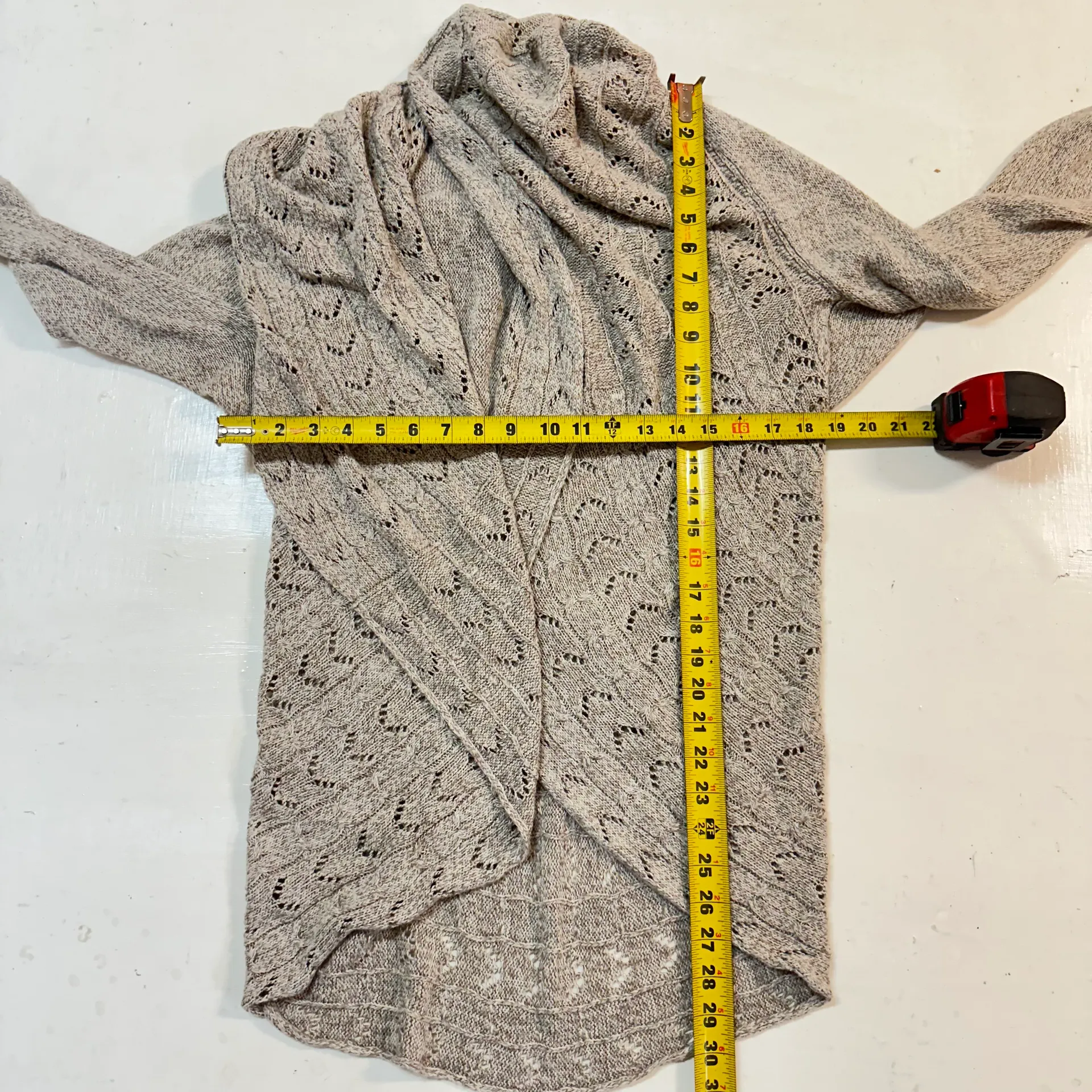 Women Brown Cardigan L - Image 5